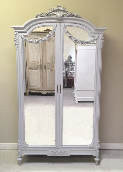 French antique Louis XVI armoire